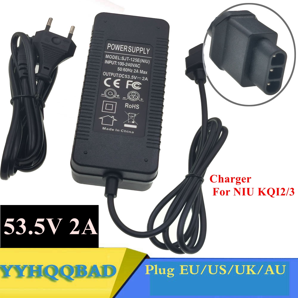 Electric Scooter Charger - NIU KQI 53.5 elektrikli ebike scooter