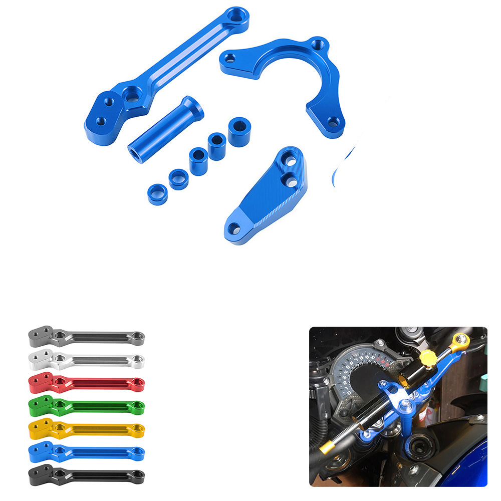 Steering Damper Stabilizer Kit Cnc - Motosiklet CNC Alüminyum Ayarlanabilir Direksiyon Stabilize