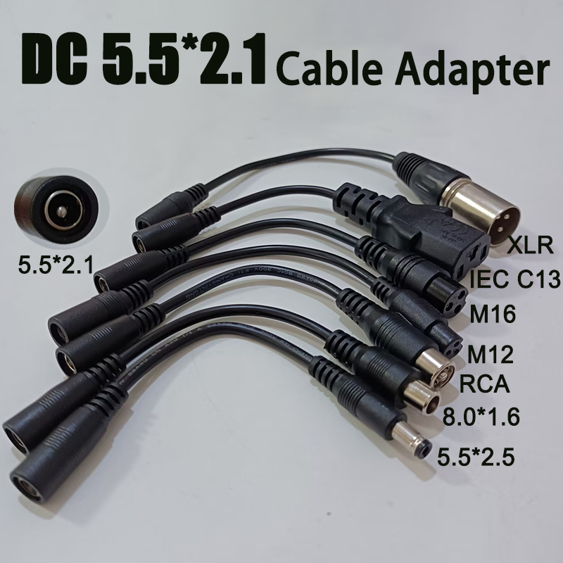 DC 5.5X2.1 - M12 M16 3 Pin XLR - Electric Scooter Charger incelemesi ve fiyatı