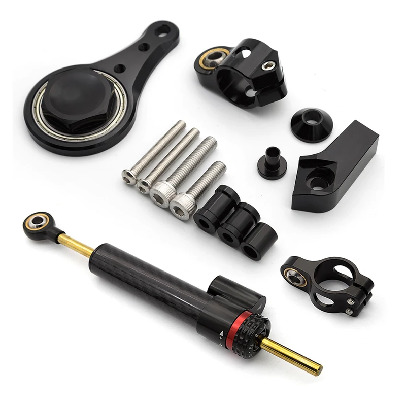 Kawasaki Ninja ZX-6R ZX636 ZX6 - Steering Damper Stabilizer Kit Cnc incelemesi ve fiyatı
