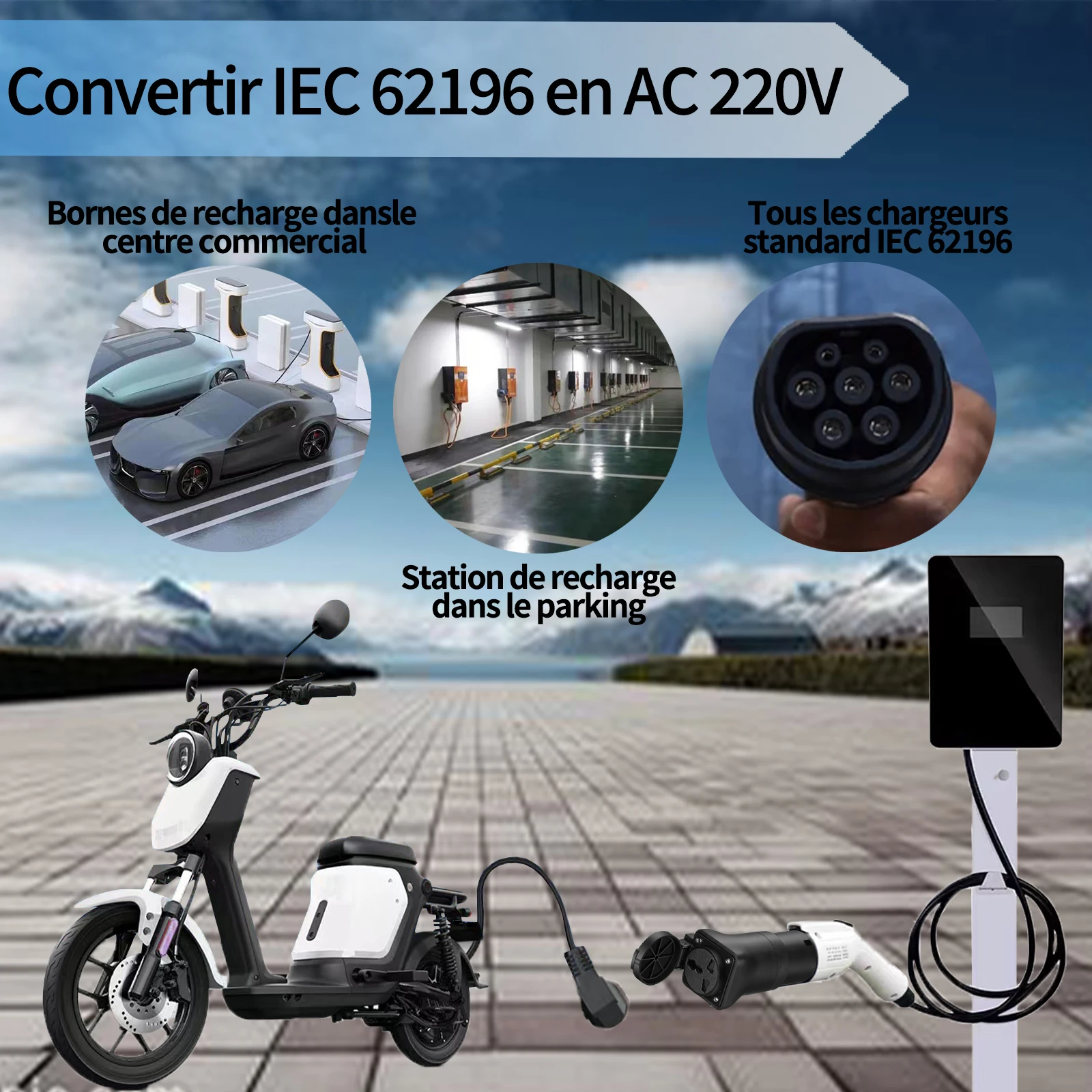 Type2 elektrikli araç şarjı ad - Electric Scooter Charger incelemesi ve fiyatı