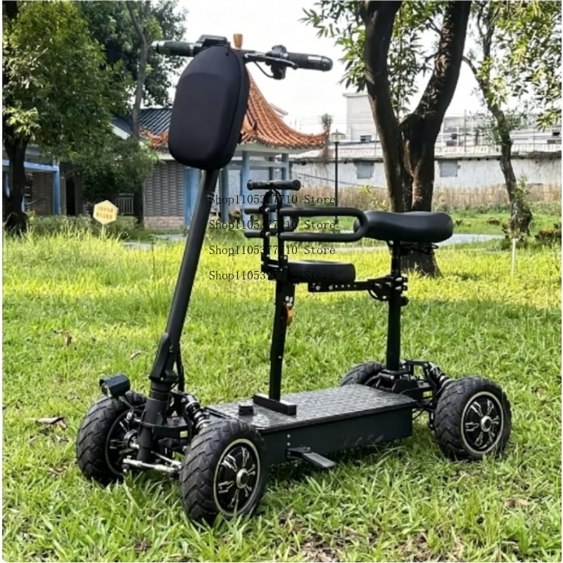 Elektrikli Dört Tekerlekli Sco - Folding Electric Scooter incelemesi ve fiyatı